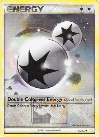 Double Colorless Energy (103/123) (League Promo) [HeartGold & SoulSilver: Base Set] | Mega City Incorporated