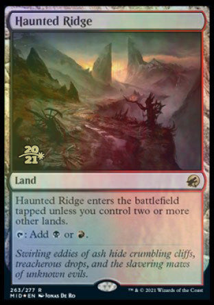 Haunted Ridge [Innistrad: Midnight Hunt Prerelease Promos] | Mega City Incorporated