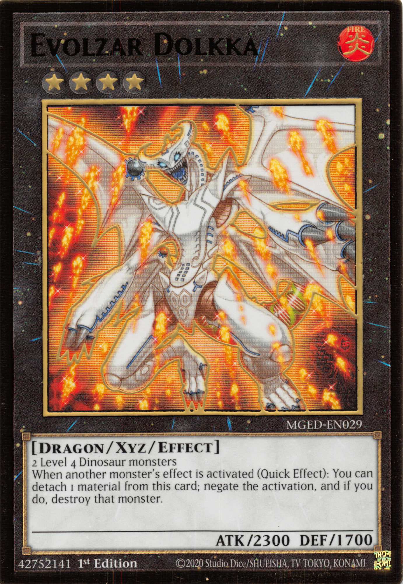 Evolzar Dolkka [MGED-EN029] Gold Rare | Mega City Incorporated