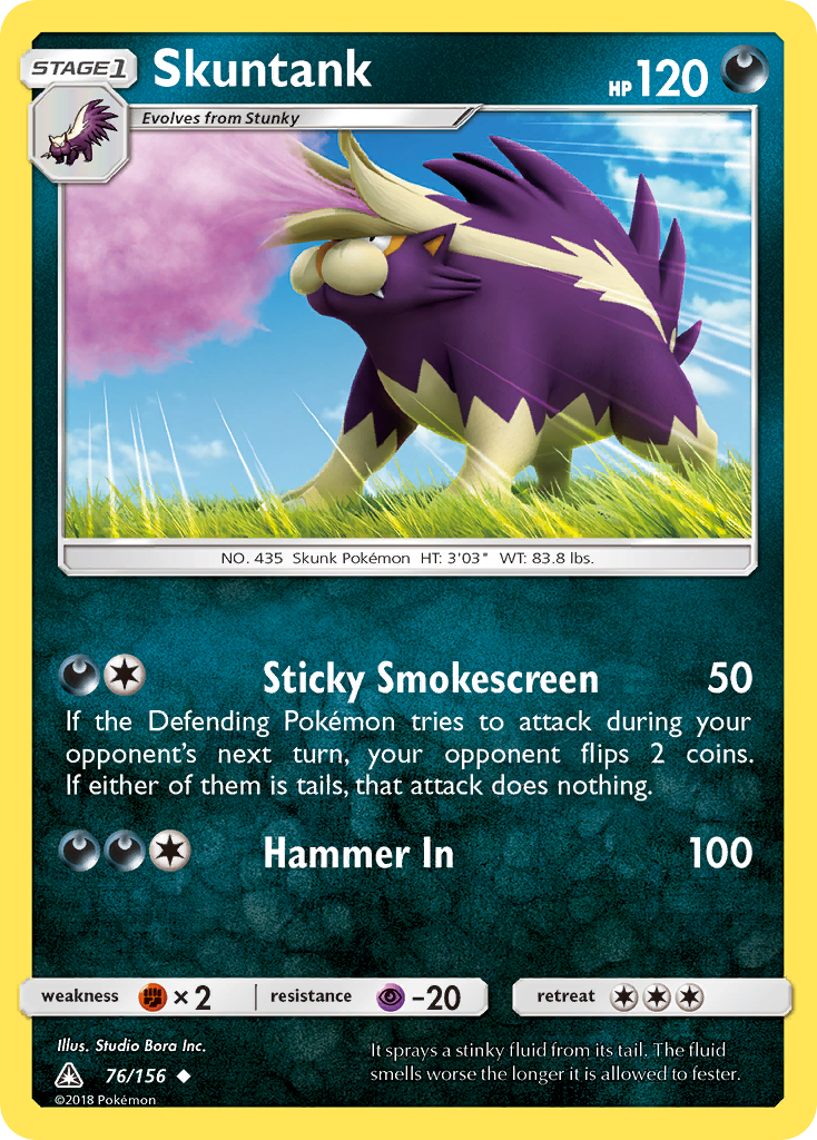 Skuntank (76/156) [Sun & Moon: Ultra Prism] | Mega City Incorporated