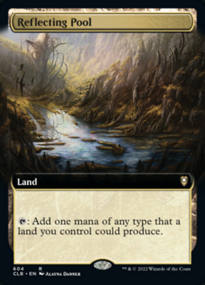 Reflecting Pool (Extended Art) [Commander Legends: Battle for Baldur's Gate] | Mega City Incorporated