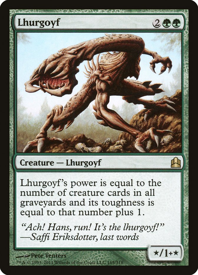 Lhurgoyf [Commander 2011] | Mega City Incorporated