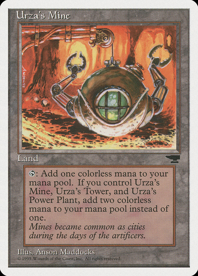 Urza's Mine (Orange Background) [Chronicles] | Mega City Incorporated