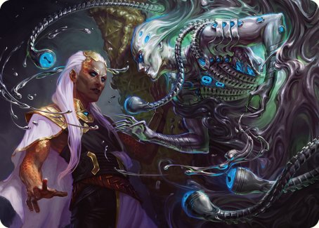 Mirage Mockery Art Card [Phyrexia: All Will Be One Art Series] | Mega City Incorporated