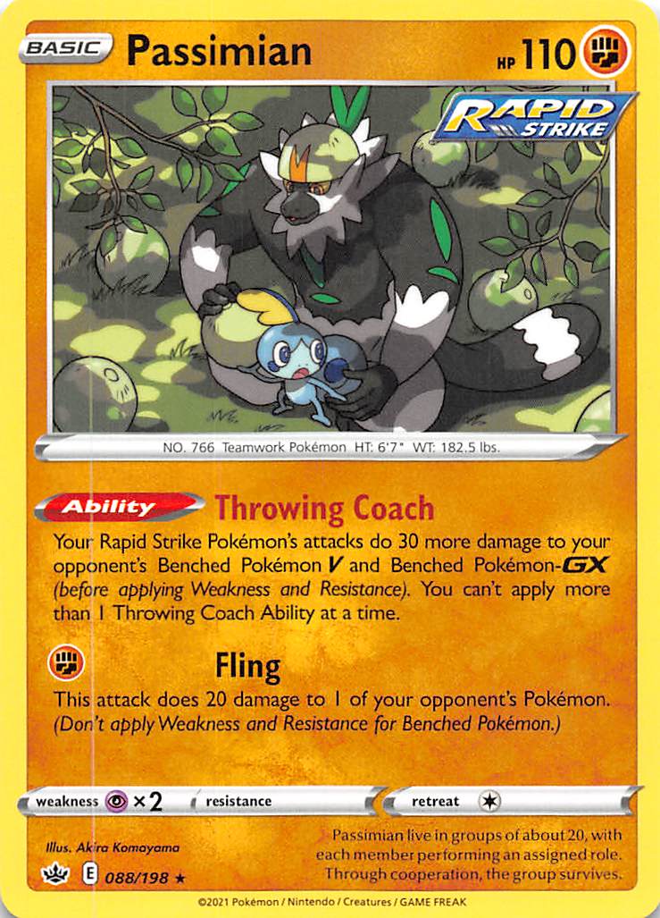 Passimian (088/198) [Sword & Shield: Chilling Reign] | Mega City Incorporated