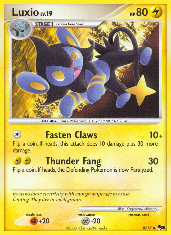 Luxio (8/17) [POP Series 8] | Mega City Incorporated