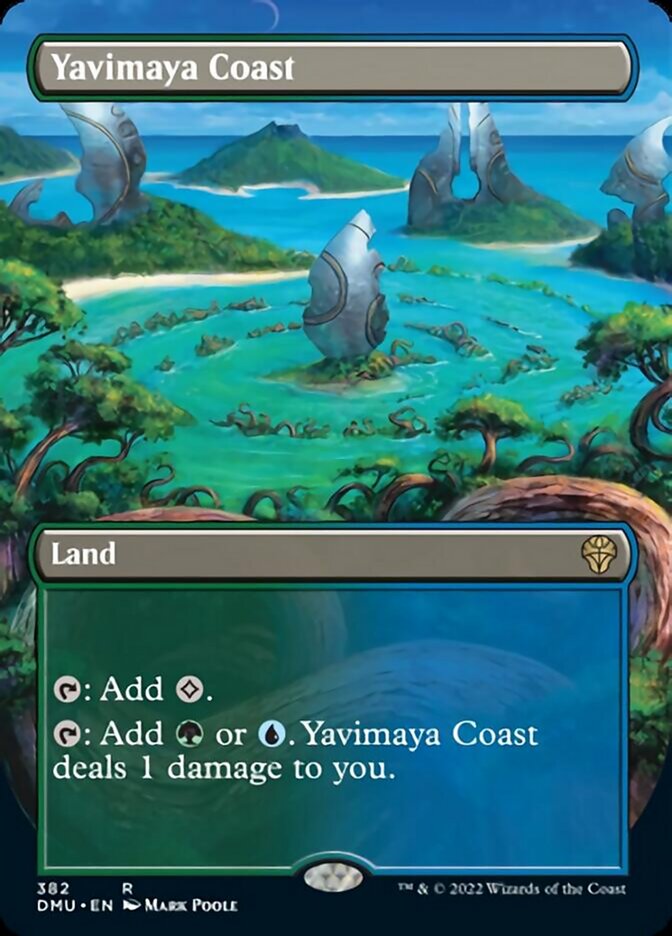 Yavimaya Coast (Borderless Alternate Art) [Dominaria United] | Mega City Incorporated