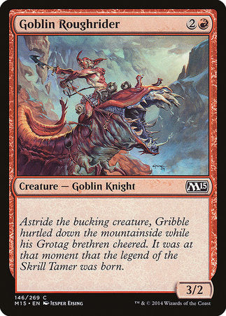 Goblin Roughrider [Magic 2015] | Mega City Incorporated