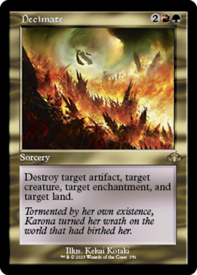Decimate (Retro) [Dominaria Remastered] | Mega City Incorporated