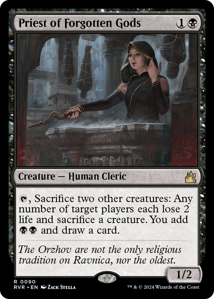 Priest of Forgotten Gods [Ravnica Remastered] | Mega City Incorporated