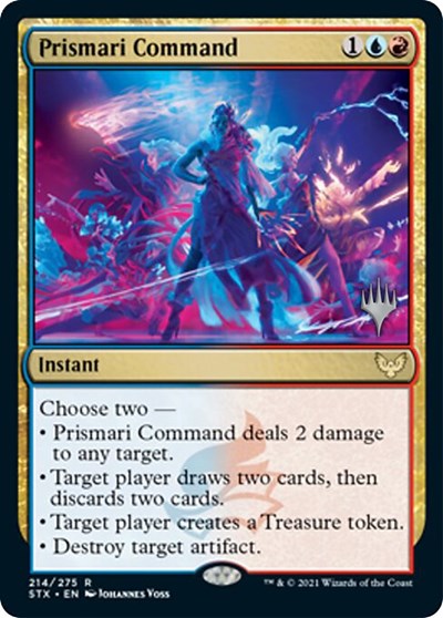 Prismari Command (Promo Pack) [Strixhaven: School of Mages Promos] | Mega City Incorporated