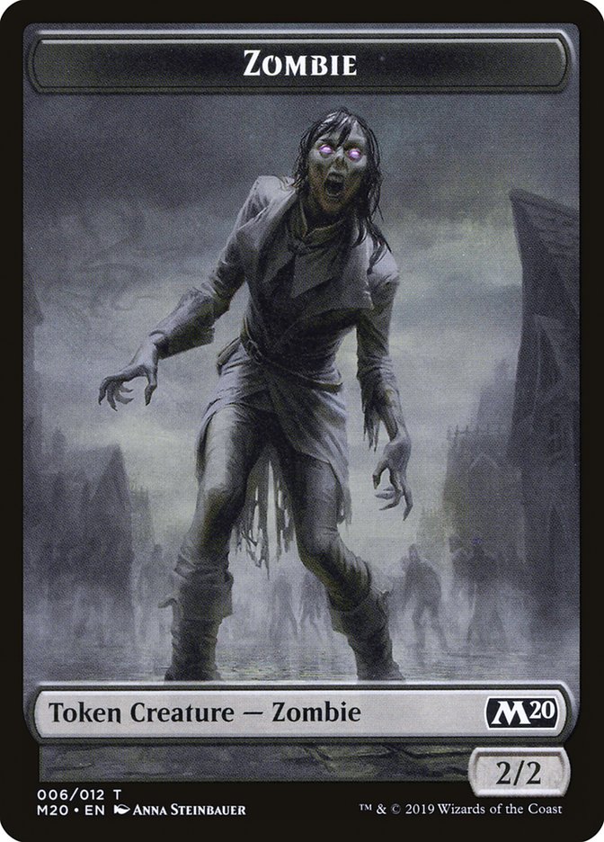 Soldier // Zombie Double-Sided Token [Game Night 2019 Tokens] | Mega City Incorporated