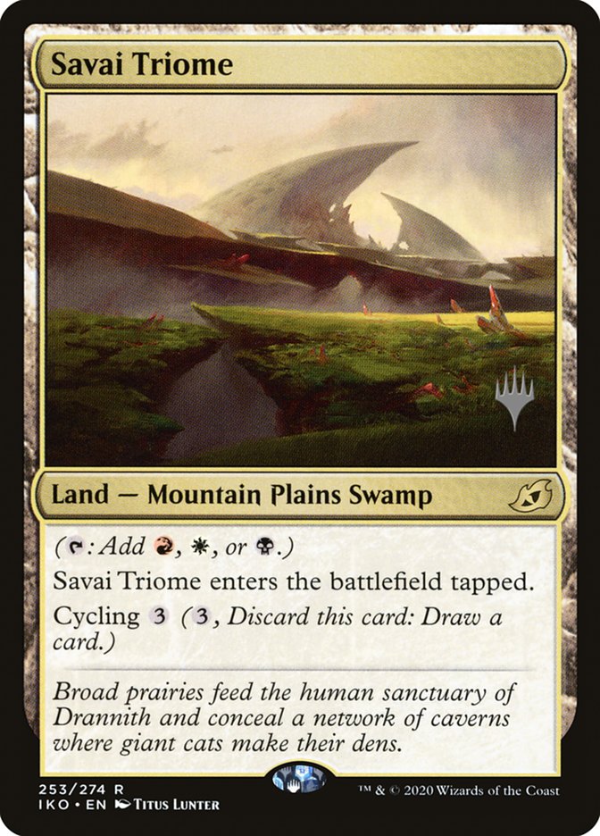 Savai Triome (Promo Pack) [Ikoria: Lair of Behemoths Promos] | Mega City Incorporated