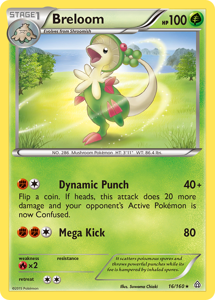 Breloom (16/160) [XY: Primal Clash] | Mega City Incorporated