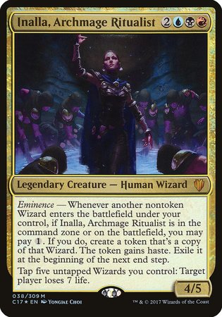 Inalla, Archmage Ritualist (Commander 2017) [Commander 2017 Oversized] | Mega City Incorporated