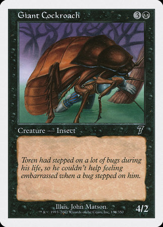 Giant Cockroach [Seventh Edition] | Mega City Incorporated