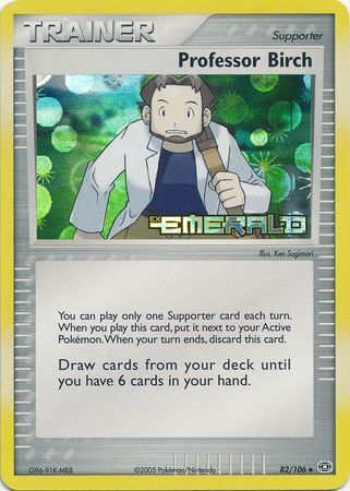 Professor Birch (82/106) (Stamped) [EX: Emerald] | Mega City Incorporated