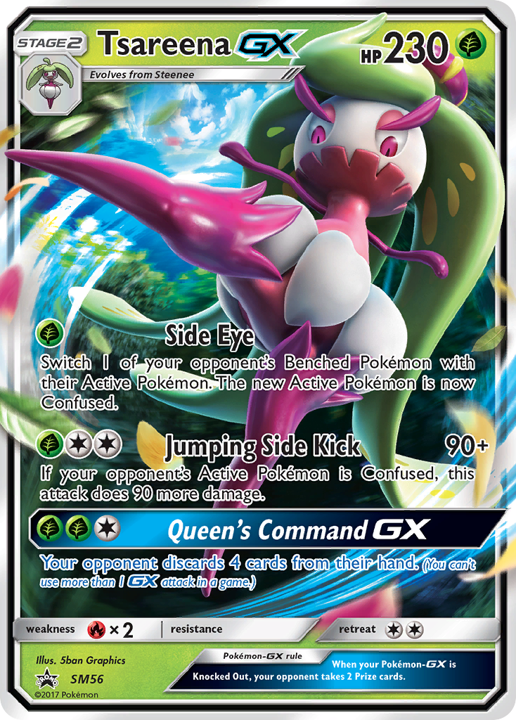 Tsareena GX (SM56) [Sun & Moon: Black Star Promos] | Mega City Incorporated