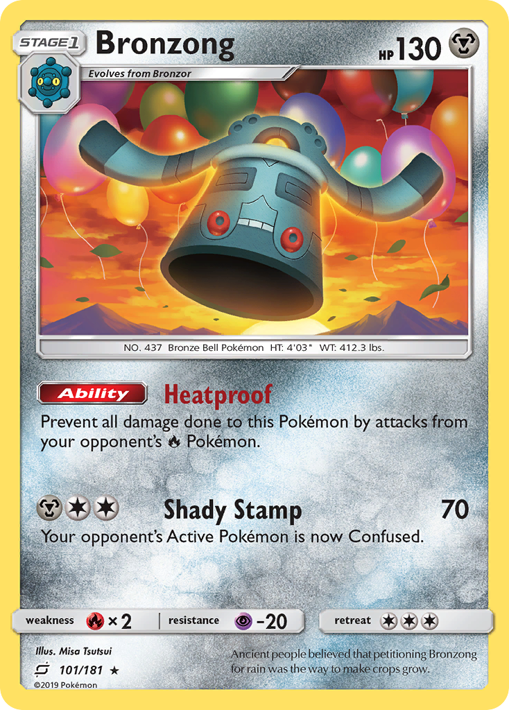 Bronzong (101/181) [Sun & Moon: Team Up] | Mega City Incorporated