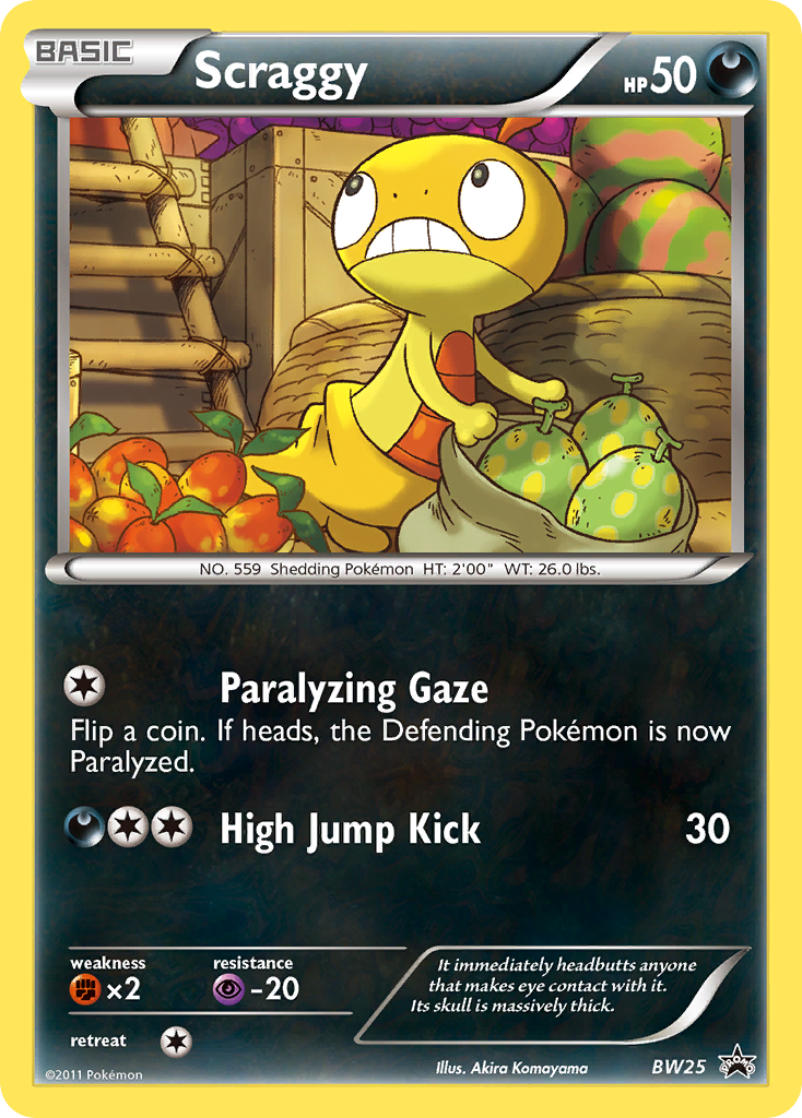 Scraggy (BW25) [Black & White: Black Star Promos] | Mega City Incorporated