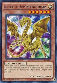 Aether, the Empowering Dragon [YS14-EN011] Common | Mega City Incorporated