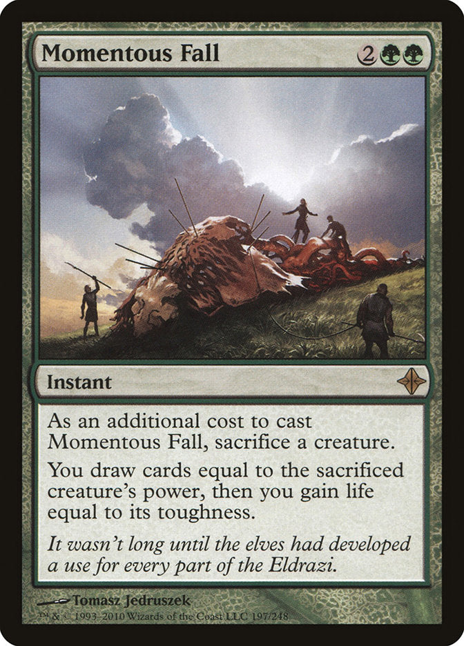 Momentous Fall [Rise of the Eldrazi] | Mega City Incorporated