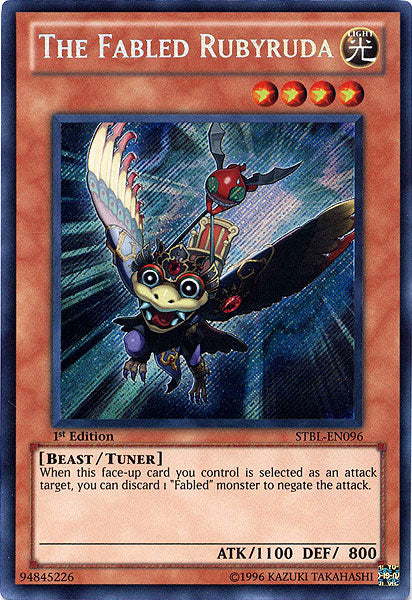 The Fabled Rubyruda [STBL-EN096] Secret Rare | Mega City Incorporated