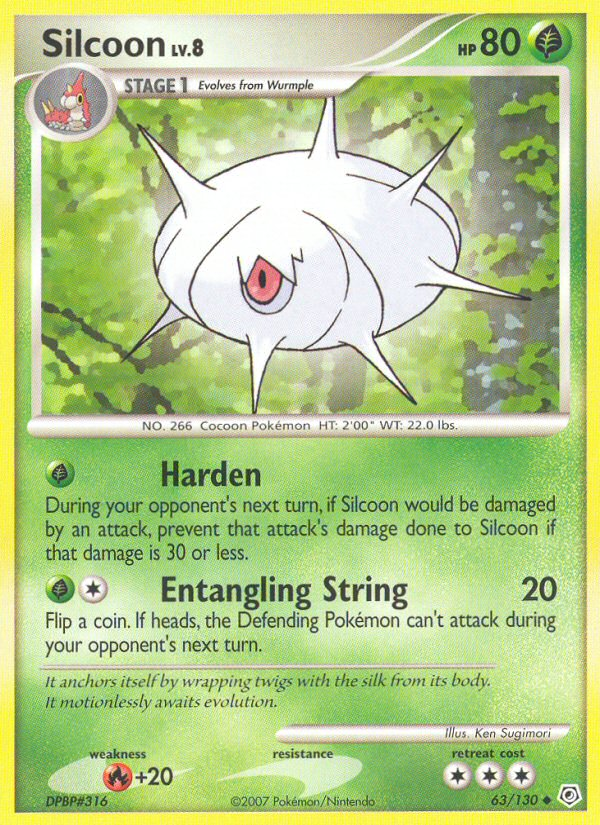 Silcoon (63/130) [Diamond & Pearl: Base Set] | Mega City Incorporated