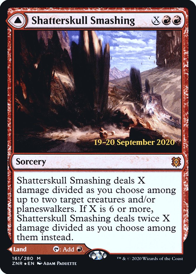 Shatterskull Smashing // Shatterskull, the Hammer Pass  [Zendikar Rising Prerelease Promos] | Mega City Incorporated