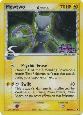 Mewtwo (24/110) (Delta Species) (Stamped) [EX: Holon Phantoms] | Mega City Incorporated