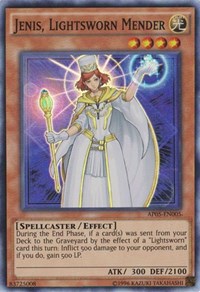 Jenis, Lightsworn Mender [AP05-EN005] Super Rare | Mega City Incorporated