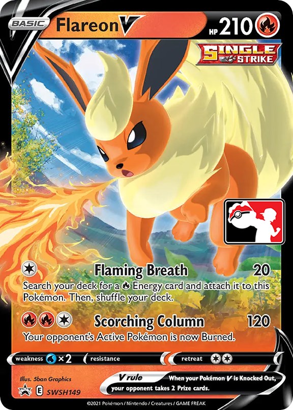 Flareon V (SWSH149) [Prize Pack Series One] | Mega City Incorporated