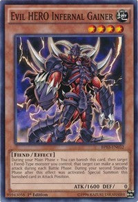 Evil HERO Infernal Gainer [BP03-EN032] Common | Mega City Incorporated