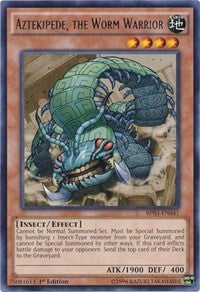 Aztekipede, the Worm Warrior [BP03-EN041] Rare | Mega City Incorporated