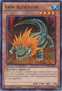 Lion Alligator [BP03-EN089] Rare | Mega City Incorporated