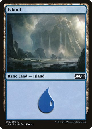 Island (265) [Core Set 2019] | Mega City Incorporated