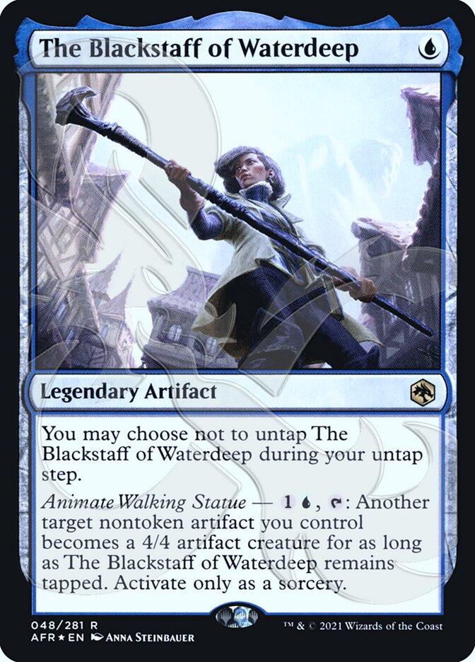 The Blackstaff of Waterdeep (Ampersand Promo) [Dungeons & Dragons: Adventures in the Forgotten Realms Promos] | Mega City Incorporated