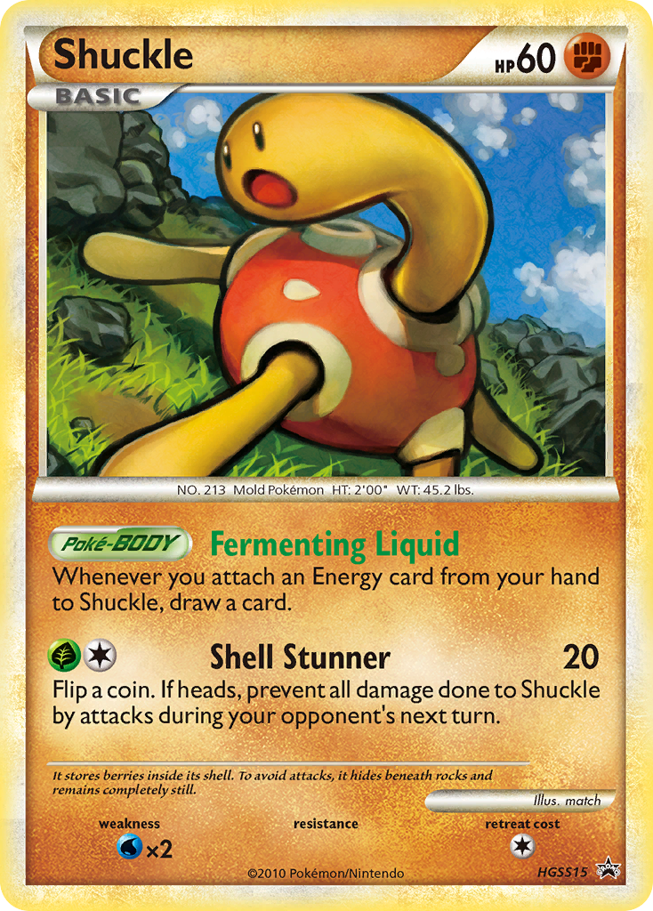 Shuckle (HGSS15) [HeartGold & SoulSilver: Black Star Promos] | Mega City Incorporated