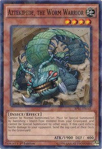 Aztekipede, the Worm Warrior (Shatterfoil) [BP03-EN041] Rare | Mega City Incorporated