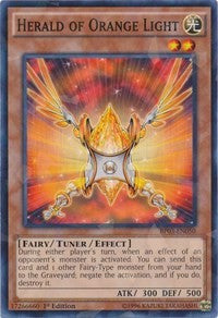 Herald of Orange Light (Shatterfoil) [BP03-EN050] Shatterfoil Rare | Mega City Incorporated