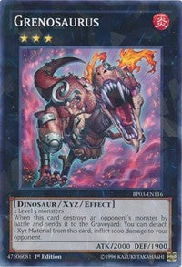 Grenosaurus (Shatterfoil) [BP03-EN116] Rare | Mega City Incorporated