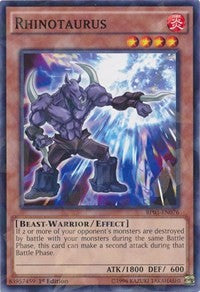 Rhinotaurus (Shatterfoil) [BP03-EN076] Rare | Mega City Incorporated