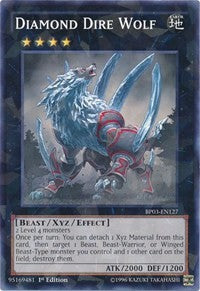 Diamond Dire Wolf (Shatterfoil) [BP03-EN127] Rare | Mega City Incorporated