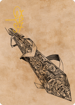 Stonespeaker Crystal Art Card (Gold-Stamped Signature) [Commander Legends: Battle for Baldur's Gate Art Series] | Mega City Incorporated