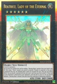 Beatrice, Lady of the Eternal [MAGO-EN035] Gold Rare | Mega City Incorporated