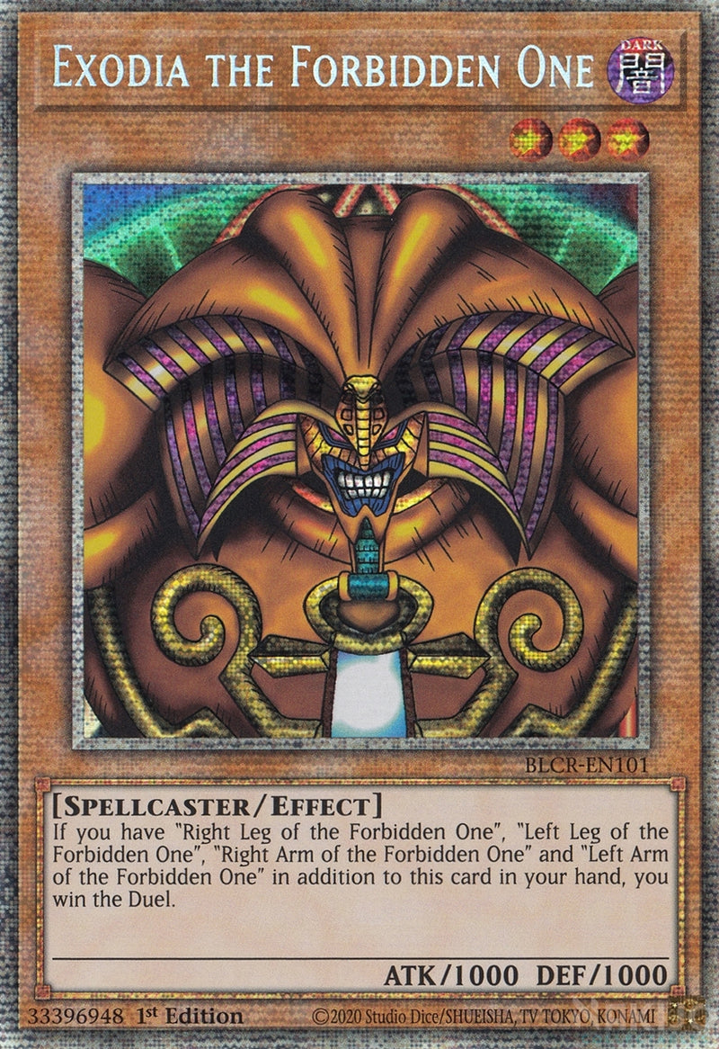 Exodia the Forbidden One [BLCR-EN101] Starlight Rare | Mega City Incorporated