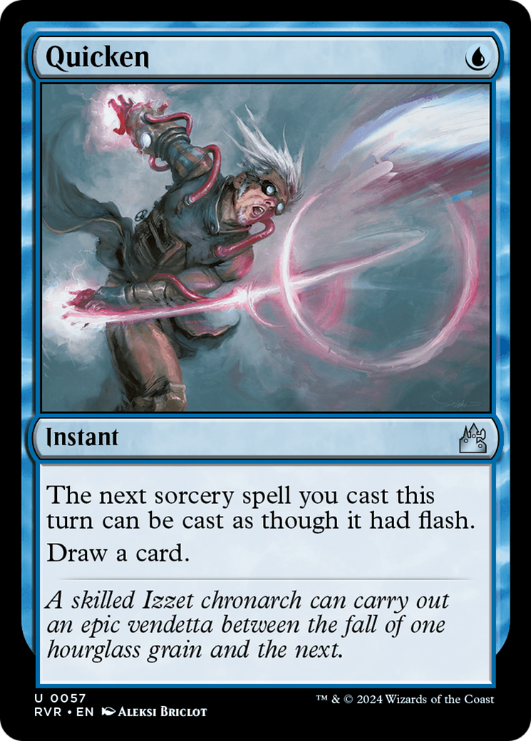 Quicken [Ravnica Remastered] | Mega City Incorporated