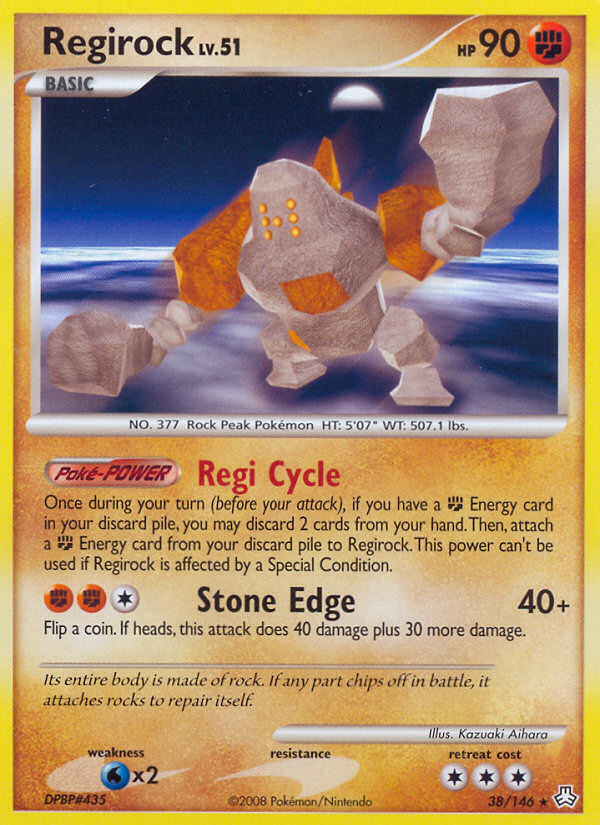 Regirock (38/146) [Diamond & Pearl: Legends Awakened] | Mega City Incorporated