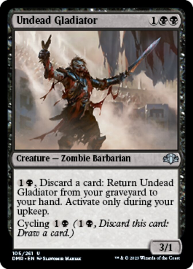 Undead Gladiator [Dominaria Remastered] | Mega City Incorporated