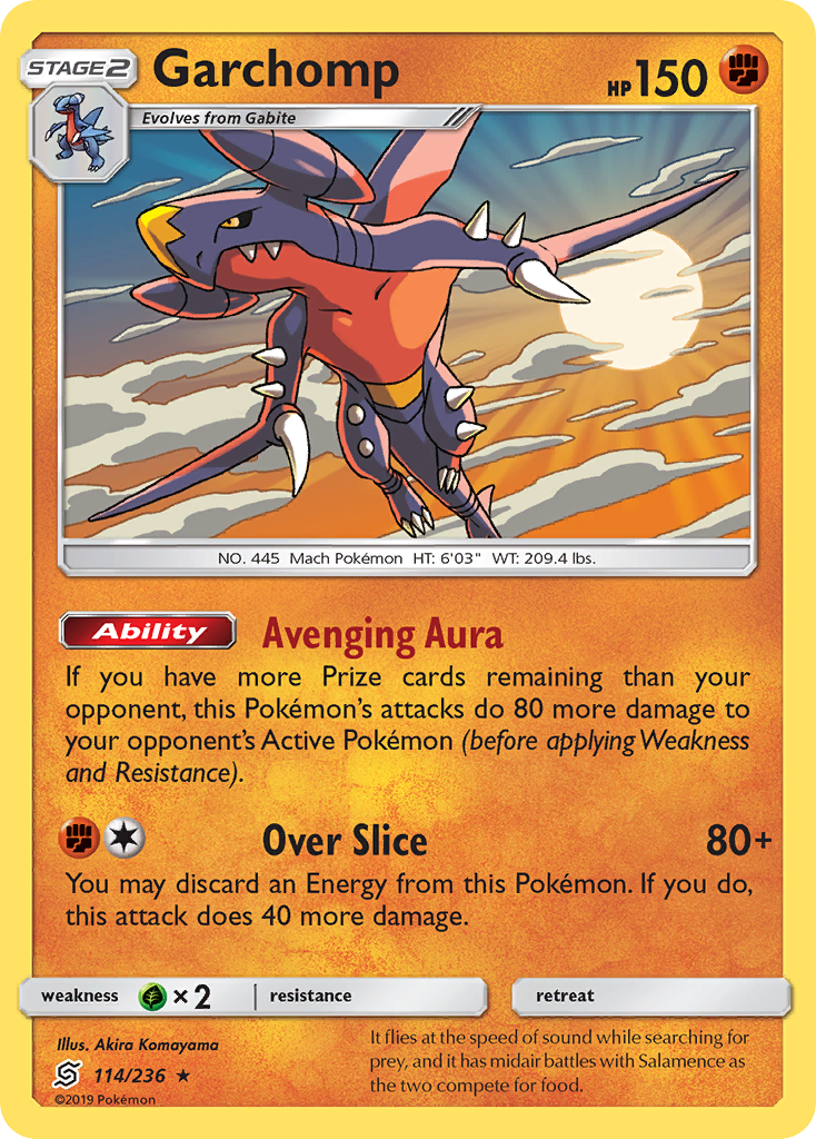 Garchomp (114/236) [Sun & Moon: Unified Minds] | Mega City Incorporated